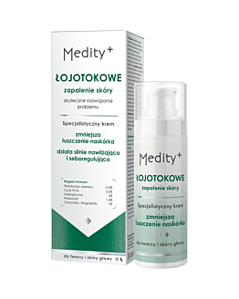 Medity+ Dermatite Seborroica Crema Specializzata per Viso e Cuoio Capelluto