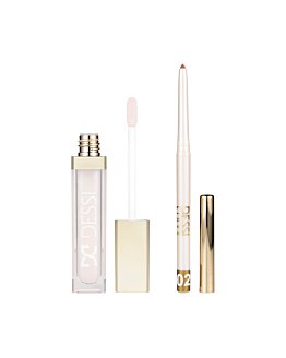 Dessi Cosmetics Zestaw Błyszczyk Creamy Cover Lip Tint 112 Icy + Konturówka do ust 02
