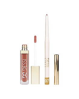 Dessi Your Perfect Lip Combo Toffee Glaze (Olejek do ust 7,2ml + Konturówka 0,25g)