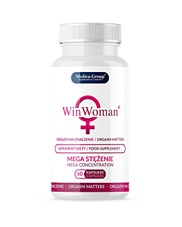 Medica-Group Win Woman, Suplement diety na poprawę libido i pobudzenie organizmu dla kobiet, Kapsułki