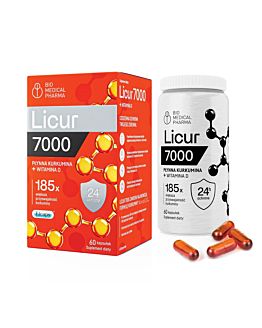 Bio Medical Pharma Licur 7000 z witaminą D, 60 kaps.