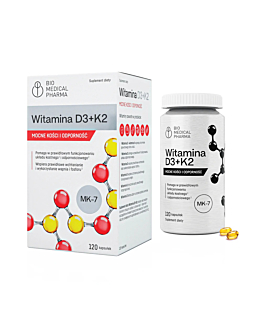 Bio Medical Pharma  D3 +K2, kapsułki 120 szt.