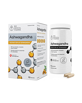 Bio Medical Pharma Ashwagandha Ekstrakt KSM-66, kapsułki twarde 90 szt