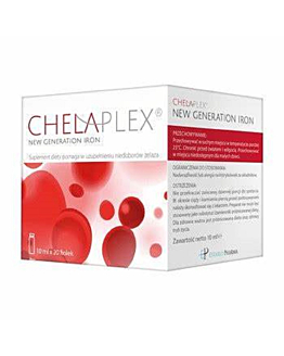 Chelaplex, płyn o smaku czarnej porzeczki, 20 fiolek 