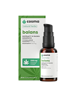 Cosma Cannabis Balans Natural Herbs, Olejek, 30 ml