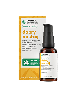 Cosma Cannabis Dobry Nastrój, Olejek, 30 ml