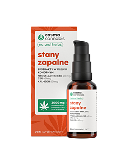 Cosma Cannabis Stany Zapalne Natural Herbs Olejek