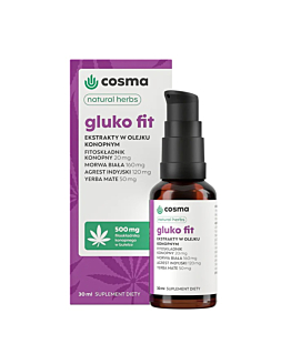 Cosma Cannabis Gluko Fit Natural Herbs, Olejek, 30 ml