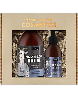 Laq Set Capra con classe: Gel 500 ml + Balsamo dopobarba 150 ml