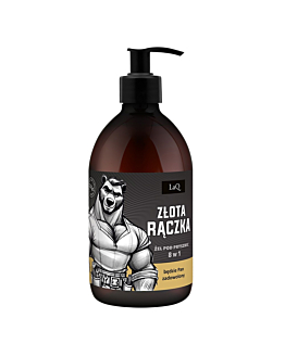 Laq Złota Rączka czarny mat, żel pod prysznic 8w1, 500 ml
