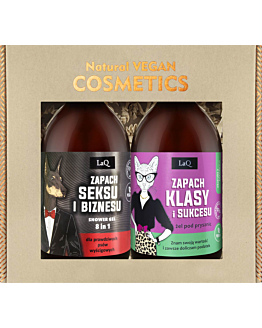Laq Set Pulitino: 2x gel 500 ml, Profumo di Sesso e Affari + Magnolia Silver