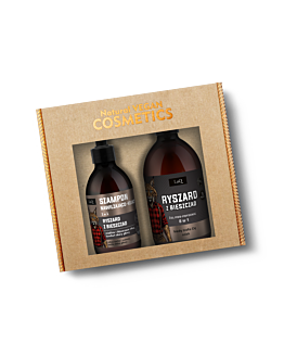 Laq Zestaw Ryszard z Bieszczad, czarny mat (szampon 300 ml + żel 500 ml)