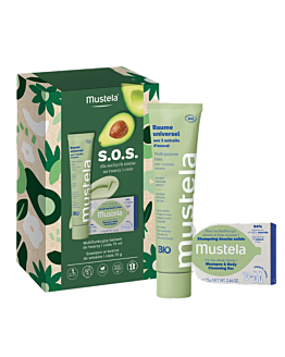 Mustela Zestaw SOS na suche obszary skóry ciała i twarzy 