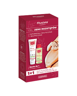 Mustela Zestaw Maternite: Krem na rozstępy + Olejek na rozstępy 