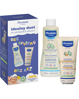 Mustela Zestaw Idealny duet do pielęgnacji włosów: Szampon + Odżywka
