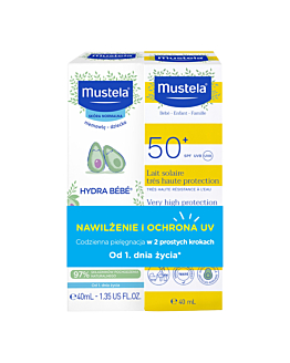 Mustela Sun Zestaw Nawilżenie i Ochrona UV