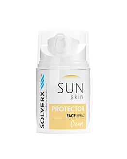Solverx Sun Skin Protector Krem ochronny do twarzy SPF50 50ml