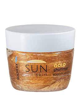 Solverx Sun Skin Gold Shimmer Olejek rozświetlający po opalaniu 100ml