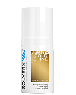 Solverx Beauty Gold Shine Krem do twarzy i pod oczy 