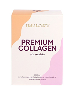 Natu.Care Premium Collagen, mix smaków,  5000 mg, proszek 30 sasz.