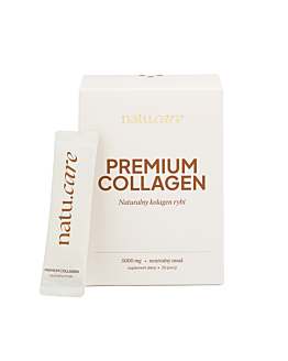 Natu.Care Premium Collagen Naturalny Kolagen Rybi, Neutralny smak, Proszek 30 sasz x 5g