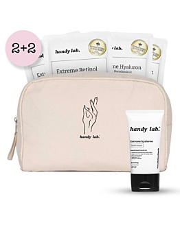 Handy Lab. Zestaw Art&Beauty (kosmetyczka z 4 maskami i kremem do rąk)