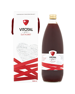 Vitotal Gold dla Kobiet, Tonik z witaminami i wyciągami roślinnymi