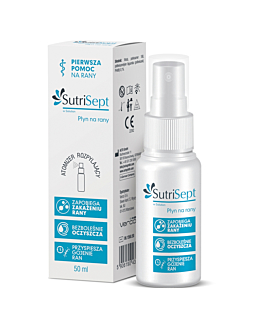 Sutrisept Płyn na rany Aerozol, 50 ml