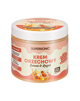 Supersonic Krem orzechowy o smaku białej czekolady ze słonym karmelem i kawałkami orzechów
