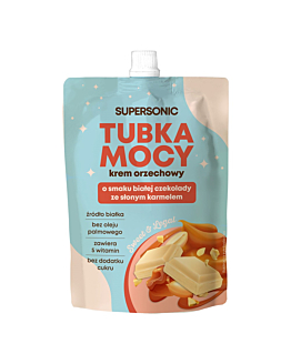Supersonic Tubka Mocy Krem orzechowy o smaku białej czekolady z karmelem