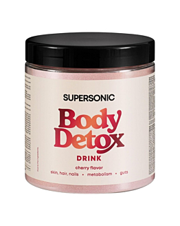 Supersonic Body Detox Drink, smak wiśniowy, proszek 336 g