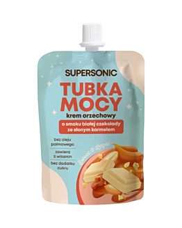 Supersonic Tubka Mocy Krem orzechowy o smaku białej czekolady z karmelem