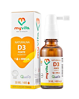 MyVita Witamina D3 z Lanoliny 4000 IU Krople 30 ml