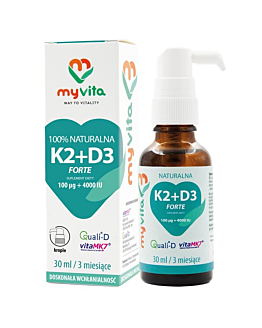 MyVita Witamina K2 + D3 Forte Krople 30 ml