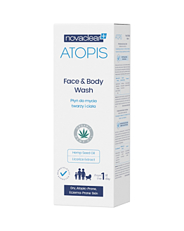 Novaclear Atopis Płyn z organicznym olejem konopnym, 200 ml