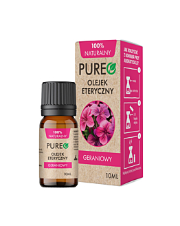 Pureo Olejek Eteryczny Naturalny Geraniowy, 10ml