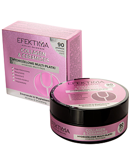 Efektima Hydrożelowe multi-płatki do twarzy Collagen & Ceramides, 90 szt.