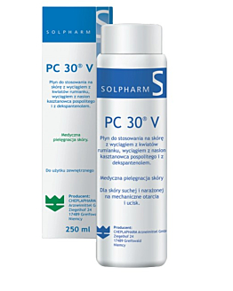 PC 30 V, Płyn do pielęgnacji skóry narażonej na ucisk i otarcia