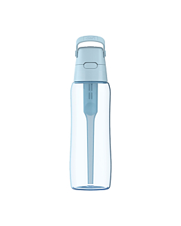 Dafi Solid Bottiglia colorata (intera) 700 ml con filtro DODA, Dove Blue 1 pz
