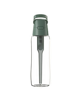 Dafi Solid Glass Butelka z wkładem filtrującym, Szałwiowa, 600ml 