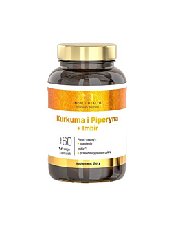 Noble health Kurkuma i Piperyna + Imbir, kapsułki