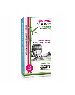 Noble Health Biotyna na włosy + Krzem, tabletki 40 szt.