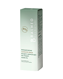 Balneokosmetyki Biosiarczkowe aloesowe serum do twarzy kojąco-nawilżające aloes 5% 