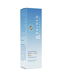 Balneokosmetyki Biosiarczkowe serum do twarzy na noc z retinalem 0,1%