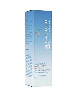 Balneokosmetyki Biosiarczkowy peeling kwasowy do twarzy Kwas laktobionowy 5% Glukonolakton 2%