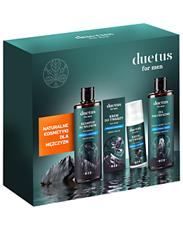 Duetus For Men Zestaw Power Of Invictus: Szampon + Żel pod prysznic + Krem nawilżający