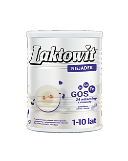 Laktowit Niejadek 1-10 lat Odżywcze Mleko dla dzieci, proszek 400 g