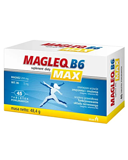 Magleq B6 Max 45 Tabletek Powlekanych