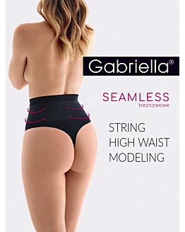 Gabriella Seamless String High Waist Modelling Black M/L