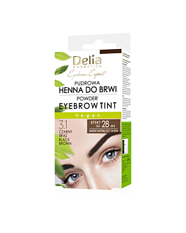 Delia Henna pudrowa, czarny brąz